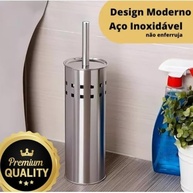 Escova Sanitária de Inox com Suporte - Design Moderno e Cerdas Flexíveis para Limpeza Eficiente - imagem 4