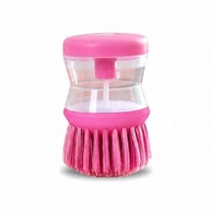 Escova de Limpeza Multiuso com Dispenser de Detergente - Design Ergonômico e Cerdas de Nylon para Cozinha e Banheiro (Azul) - imagem 3