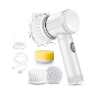 Escova Elétrica Multifuncional com Cabeças Intercambiáveis - Potente e Versátil para Limpeza Profunda - imagem 1
