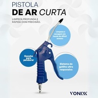 Pistola de Ar Comprimido Vonixx: Limpeza Detalhada e Rápida para seu Carro - imagem 3