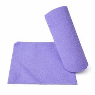 Rolo com 20 Panos de Limpeza em Microfibra 25x25cm - Super Absorvente, Reutilizável e Prático (Roxo) - imagem 2