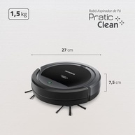 Aspirador de Pó Robô Mondial Pratic Clean RB-11 - Limpeza Inteligente com Função Mop - imagem 3