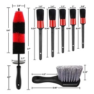 Kit 8 Escovas Premium para Limpeza Profunda de Rodas e Pneus de Carro - imagem 4