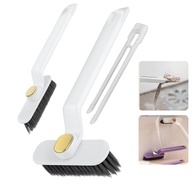 Escova Rotativa + Pinça de Limpeza – Kit 2 em 1 com Cerdas Firmes – Ideal para Banheiro, Piso e Cantos Difíceis - imagem 1