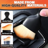 Kit 3 Escovas Detalhe Carro: Limpeza Profunda Interior com Cerdas Macias e Cabo Ergonômico - imagem 4