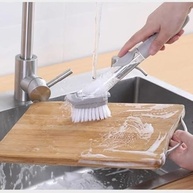 Escova Dispenser 2 em 1 com Esponja e Detergente Integrado - Limpeza Inteligente para Cozinha - imagem 3