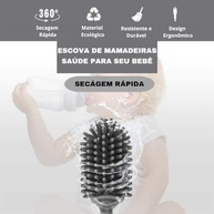 CLICKBRUSH Kit Escovas de Limpeza Multiuso para Garrafas, Copos e Mamadeiras | 3 em 1 com Design Ergonômico - imagem 5