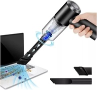 Aspirador Portátil USB Premium 2000mAh: Limpeza Rápida e Eficiente para Carro e Casa (Preto/Branco) - imagem 4