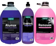 Kit Completo Vonixx: Alumax 5L, Removex 5L e Ecoblack 1.5L - Limpeza Profissional Automotiva - imagem 2