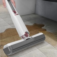 Temy Mini Mop Dobrável com Esponja Absorvente Lavável - Limpeza Eficiente em Superfícies Variadas - imagem 3