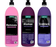 Kit Essencial Vonixx: Limpeza Profunda e Proteção para Seu Veículo (Alumax, Removex, Ecoblack) - imagem 1