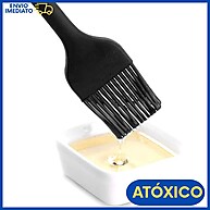 Kit 4 Pincéis de Silicone Preto: Unte Formas e Massas com Fácil Limpeza - imagem 1