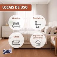 Sanol Limpador Perfumado Extratos Naturais Gengibre & Sândalo 1L - Limpeza Eficaz com Fragrância Sofisticada - imagem 5