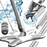 MOP Rodo Esfregão Giratório 360° com Torção Automática - Limpeza Inteligente para Pisos, Paredes e Janelas - imagem 4