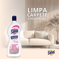 Sanol Limpa Estofados e Carpetes Oxy2 500ml - Fórmula Profunda para Limpeza Total - imagem 5