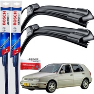Par Palheta Limpador Parabrisa Bosch Aerofit Golf III (1991-1997) - Limpeza Superior e Visibilidade - imagem 2
