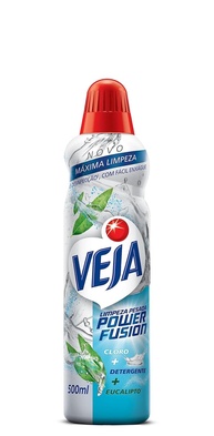 Veja Limpeza Pesada Power Fusion Pisos com Cloro 500mL - Máxima Desinfecção e Brilho - imagem 1