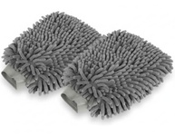 Kit 2 Luvas de Microfibra Premium para Limpeza Multiuso - Carros, Móveis e Vidros - imagem 2
