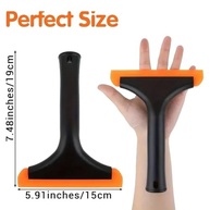 Rodo de Silicone Premium: Limpeza Impecável para Vidros, Espelhos e Box do Chuveiro (Preto) - imagem 3