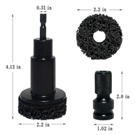 Kit Limpeza Cubo Roda 7 Peças Huoter: Remoção de Ferrugem e Tinta com Furadeira/Chave de Impacto - imagem 3
