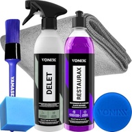 Kit Limpeza e Revitalização Plásticos Automotivos Vonixx: Delet + Restaurax - imagem 2