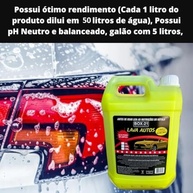 Shampoo Automotivo com Cera Carnaúba 5L: Limpeza Profunda e Brilho Duradouro para Carro e Moto - imagem 3