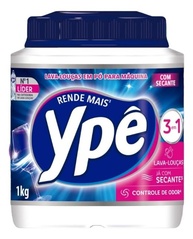 Ypê Detergente em Pó para Máquina 1Kg com Secante - Limpeza Profunda e Fácil - imagem 1
