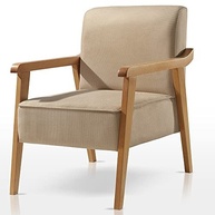 Poltrona Lina Agarb Decor Cor:Linho Bege - imagem 2