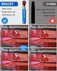 Tinta de Retoque para Carro Lincoln D4 - Cor Vermelha Exata para Reparos Profissionais - imagem 3