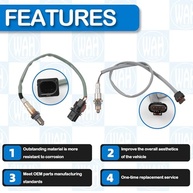 Kit 2 Sensores Oxigênio O2 Ford Edge, Escape, Fusion, Explorer, Lincoln MKC, MKT, MKZ - Upstream/Downstream - imagem 4
