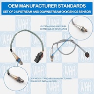 Kit 2 Sensores Oxigênio O2 Ford Edge, Escape, Fusion, Explorer, Lincoln MKC, MKT, MKZ - Upstream/Downstream - imagem 5