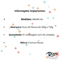 Sacos de Páscoa Turquesa: Embalagens Lindas! - imagem 2