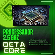 Multimídia 9'' com 4G, GPS e Android 14 – RS-920BR PRO LINE - imagem 2