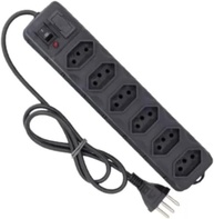 Régua Extensora Universal Bivolt com Filtro de Linha e Fusível de Segurança - 6 Tomadas - imagem 2