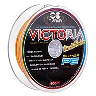 Linha de Pesca Victoria 8x Multicolor: Resistente e Versátil - imagem 1