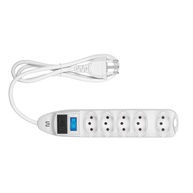 Filtro de Linha Multi 5 Tomadas Branco WI300: Proteção e Organização para Seus Eletrônicos - imagem 1