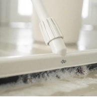 Kit Vassoura Macia + Rodo Borracha Dupla com Cabo em Aço Inox - Linha Flow - imagem 4
