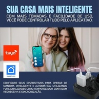 Filtro de Linha Inteligente Wi-Fi: Controle Total com 3 Tomadas, 2 USB, 1 USB-C e App Celular - imagem 4