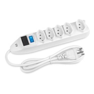 Filtro de Linha Multi 5 Tomadas Branco WI300: Proteção e Organização para Seus Eletrônicos - imagem 4