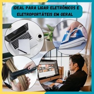 Filtro de Linha Régua 5 Tomadas Bivolt 10A - Proteção Total para Seus Equipamentos! - imagem 5