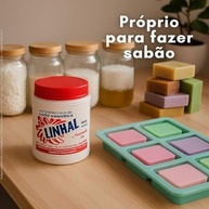Soda Cáustica Pura Linhal 99% 500g - Desentupidor Profissional e para Fabricação de Sabão Artesanal - imagem 1