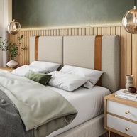 Cabeceira Dobrável ARTE Estofada em Linho – Sofisticação e Conforto para o Seu Quarto - imagem 2