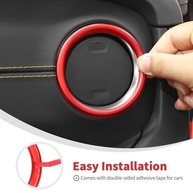 Capas de Ventilação Linskip Vermelhas para Jeep Wrangler JL 4XE e Gladiator JT 2024-2025 - Acessórios Internos Premium - imagem 5
