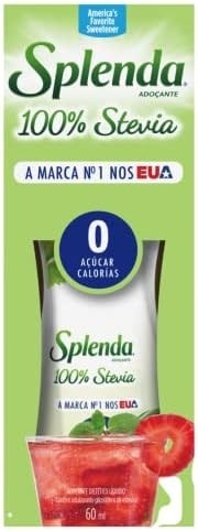 SPLENDA Adoçante Líquido Stevia Caixa 60ml - imagem 1