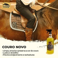 Couro Novo Winner Horse: Sabão Líquido de Glicerina 1L para Limpeza e Hidratação Profunda - imagem 3