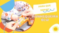 Munhequeira BLW Infantil - Proteção contra Escorregamento de Alimentos e Líquidos - imagem 3