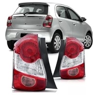 Lanterna Traseira Etios Hatch 2013-2020 Ré Rosa Lado Esquerdo (Motorista) - Lente Lisa Acrílica - imagem 2