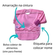 Babador Manga Longa Liso (rosa) - imagem 4