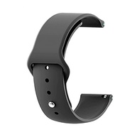 Pulseira Silicone 20mm Toque Macio FIT IT para Amazfit GTS, Bip, Bip 2, Bip Lite - Preta - imagem 1