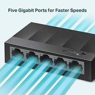Desktop Switch TP-Link LS1005G, Litewave, 5 Portas, Gigabit - imagem 3